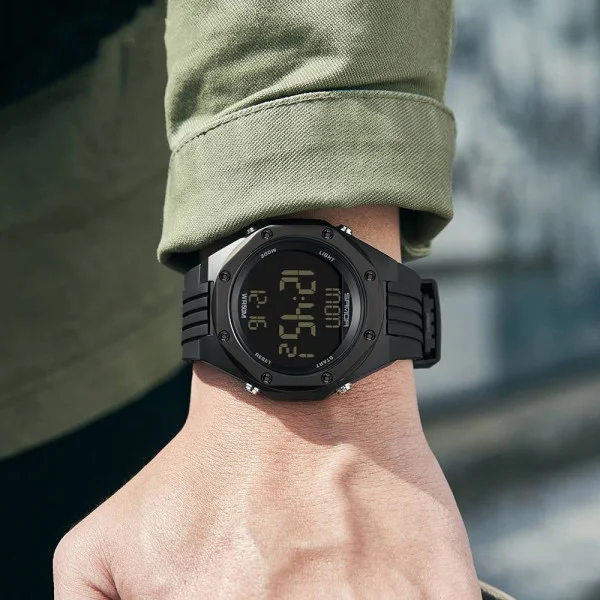 Мужские часы Sanda 6093 All Black фото 3