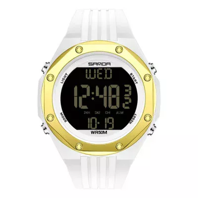 Чоловічий годинник Sanda 6093 White-Gold
