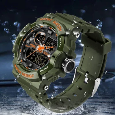 Чоловічий годинник Sanda 6025 Army Green