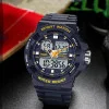 Мужские часы Sanda 6025 Black-Orange фото 3