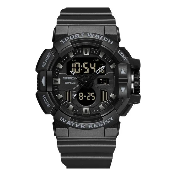 Чоловічий годинник Sanda 3129 All Black фото 1