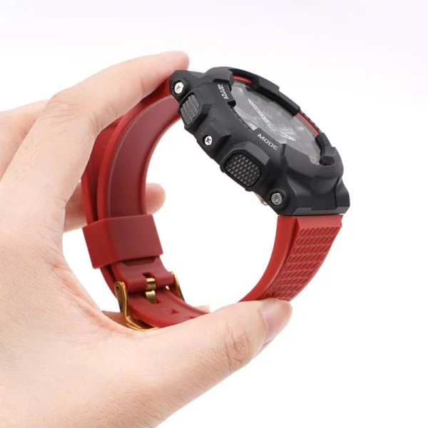 Ремешок для Casio G-Shock GA-100/110 Red BK фото 8
