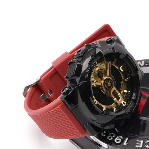 Ремешок для Casio G-Shock GA-100/110 Red BK фото 9