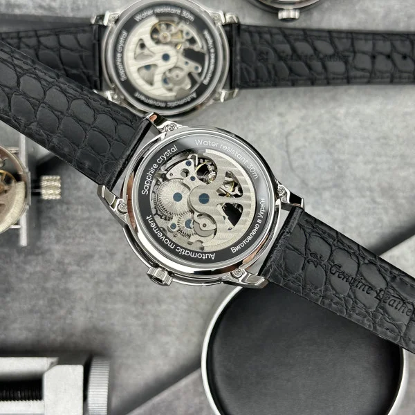 Мужские часы скелетон Awarder 043 Ахтырка I Города Герои, японський механизм фото 5