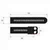 Ремінець для смарт годинника Modfit Base T2 Black фото 4