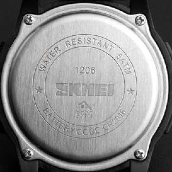 Мужские часы Skmei 1206 Black-White фото 3