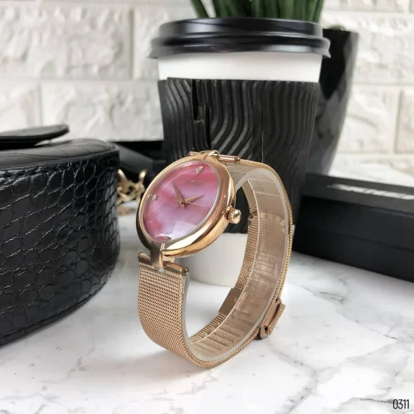 Жіночий годинник Skmei 9177 Cuprum-Pink фото 6