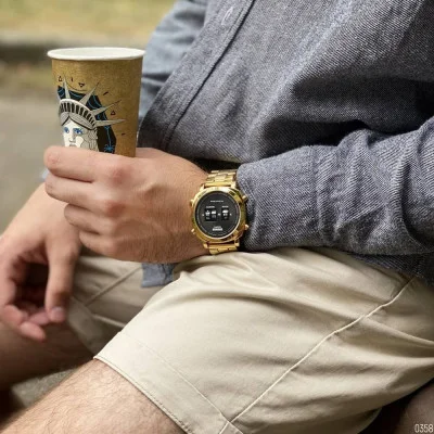 Чоловічий годинник Skmei 1531 Gold-Black