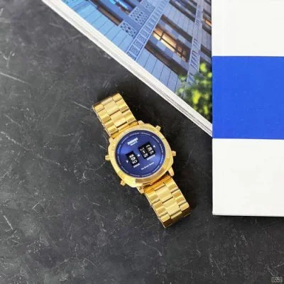 Чоловічий годинник Skmei 1531 Gold-Blue