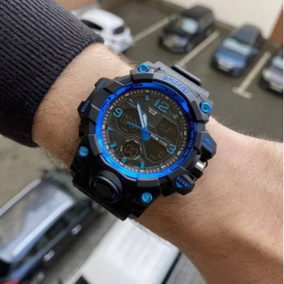 Чоловічий годинник Skmei 1155 Black Blue