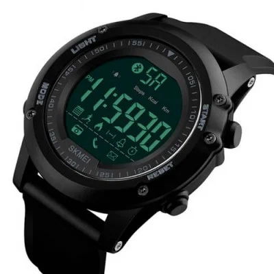 Мужские часы Skmei 1321 All Black Smart Watch