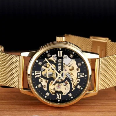 Чоловічий годинник Skmei 9199GDBK Gold-Black