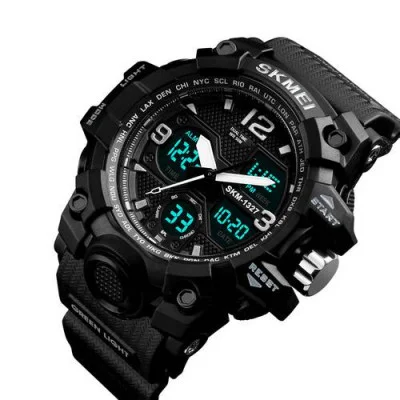 Чоловічий годинник Skmei 1327BK All Black