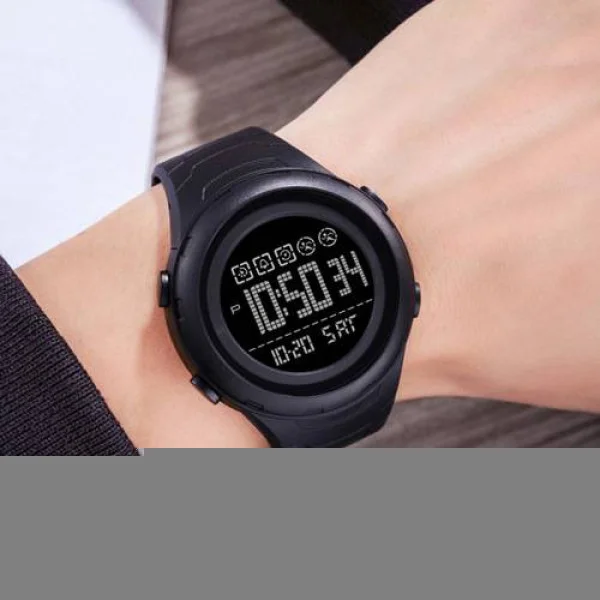 Чоловічий годинник Skmei 1674 All Black фото 3