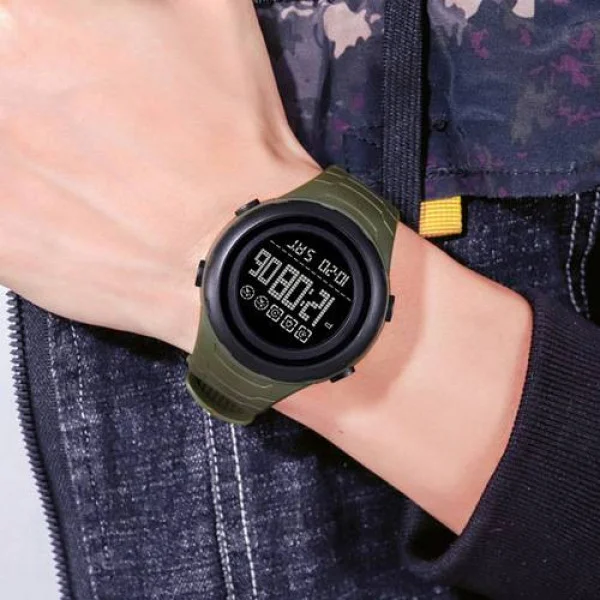 Чоловічий годинник Skmei 1674 Green-Black фото 3