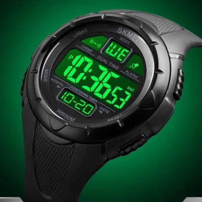 Чоловічий годинник Skmei 1656 All Black