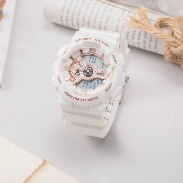 Жіночий годинник Skmei 1688 White-Cuprum фото 4