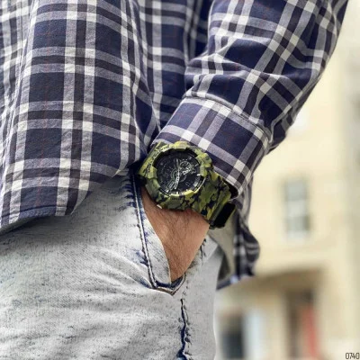 Чоловічий годинник Skmei 1688 Green-Black Military