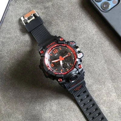 Мужские часы Skmei 1155 Black-Red