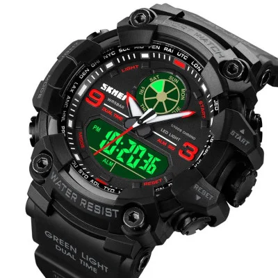 Чоловічий годинник Skmei 1818 Black-Red.