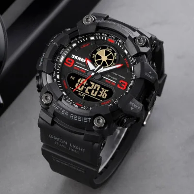 Чоловічий годинник Skmei 1818 Black-Red.