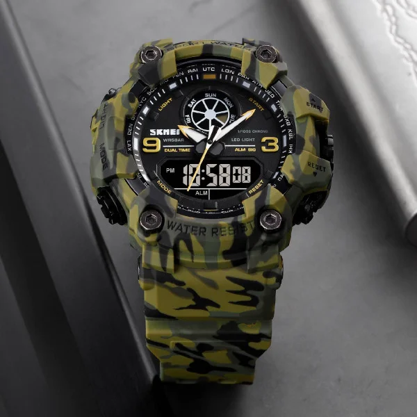 Мужские часы Skmei 1818 Military. фото 4
