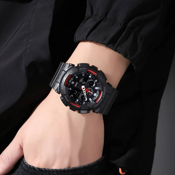 Мужские часы Skmei 1832 Black-Red фото 4