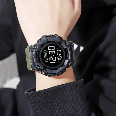 Чоловічий годинник Skmei 1968 Military-Black