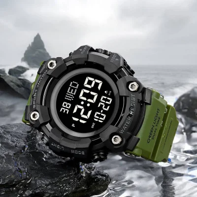 Чоловічий годинник Skmei 1968 Military-Black