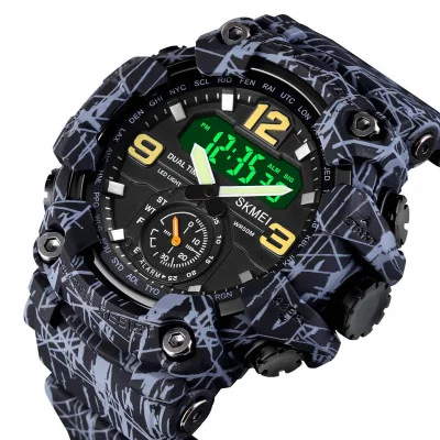 Чоловічий годинник Skmei 1637 Gray-Black