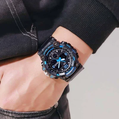 Чоловічий годинник Skmei 1742 Black-Blue