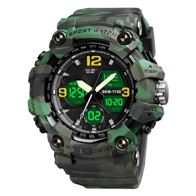 Чоловічий годинник Skmei 1742 Green Military