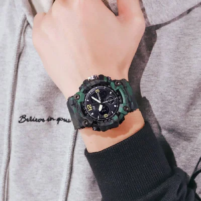 Чоловічий годинник Skmei 1742 Green Military