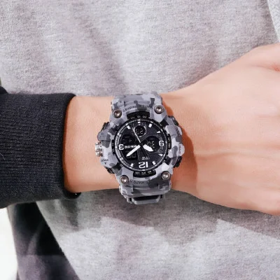 Чоловічий годинник Skmei 1742 Gray Military.