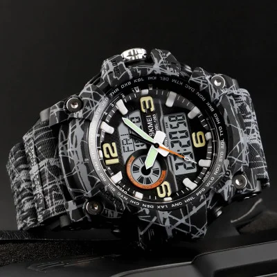 Мужские часы Skmei 1283 Gray-Black