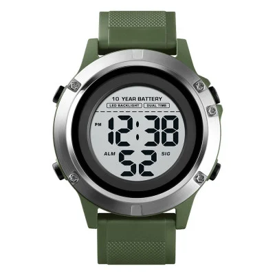 Чоловічий годинник Skmei 1518 Black-Military Wrisband