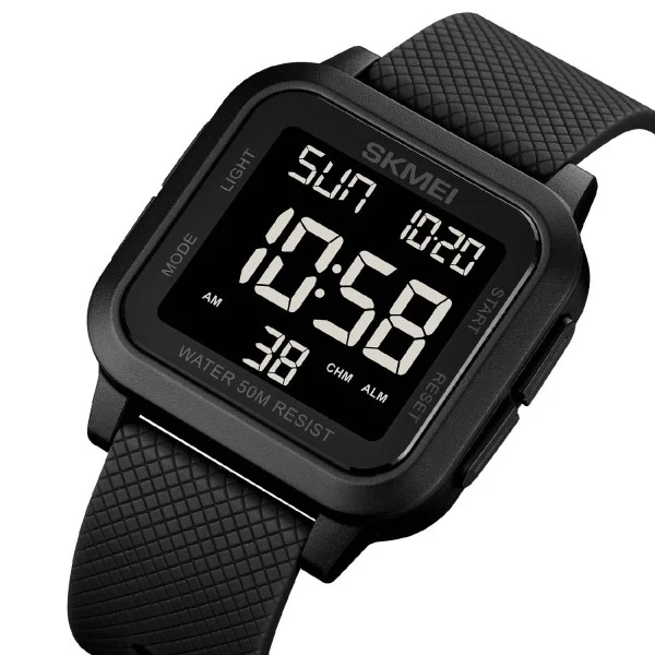 Чоловічий годинник Skmei 1894BKBK All Black фото 3