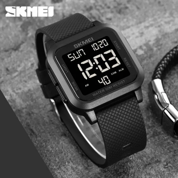 Чоловічий годинник Skmei 1894BKBK All Black фото 5