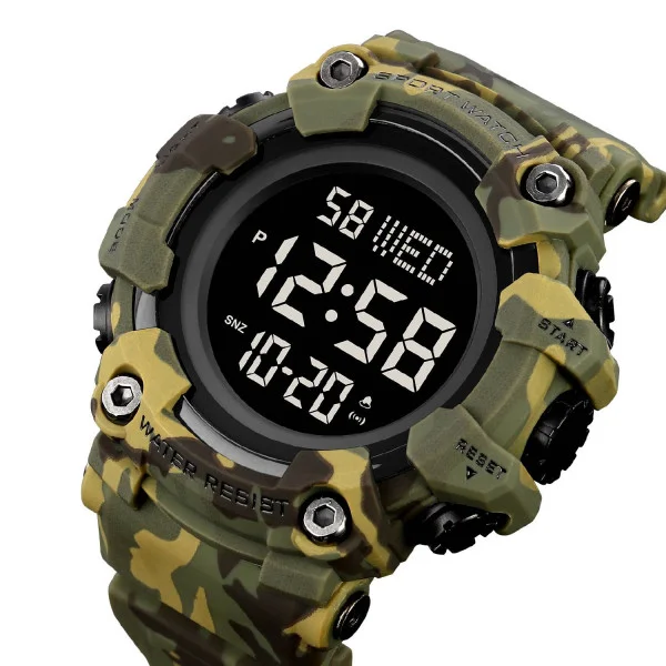 Чоловічий годинник Skmei 1968CMGN Green Camo фото 3