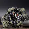 Чоловічий годинник Skmei 1520CMGN Green Camo. фото 5