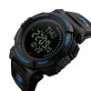 Мужские часы Skmei 1290BU Black-Blue Smart Watch + Compass фото 3