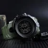 Мужские часы Skmei 1475AG Black-Military Wristband фото 5