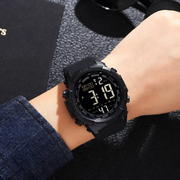 Чоловічий годинник Skmei 1845BK All Black фото 4