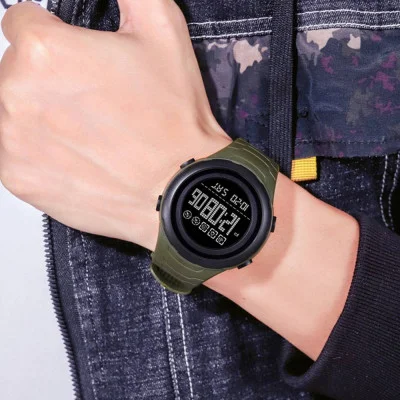 Чоловічий годинник Skmei 1674AGBK Army Green-black
