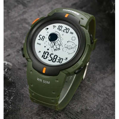 Чоловічий годинник Skmei 1820AGWT Army-green White