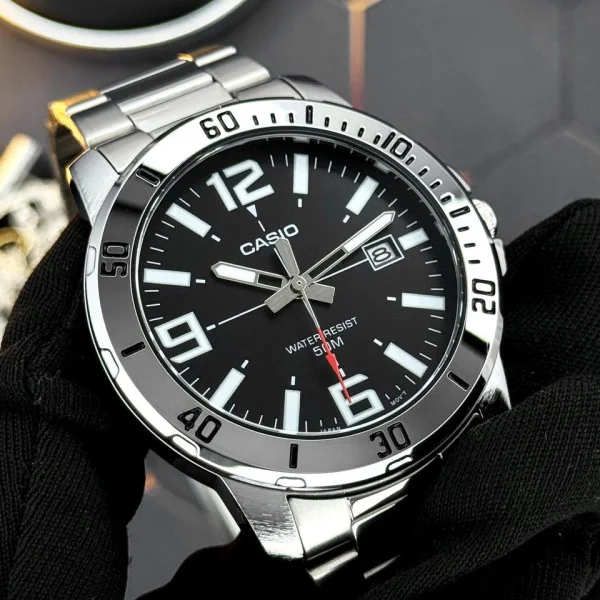 Чоловічий годинник Casio MTP-VD01D-1B фото 4