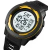 Чоловічий годинник Skmei 1731GDWT Gold-White фото 8