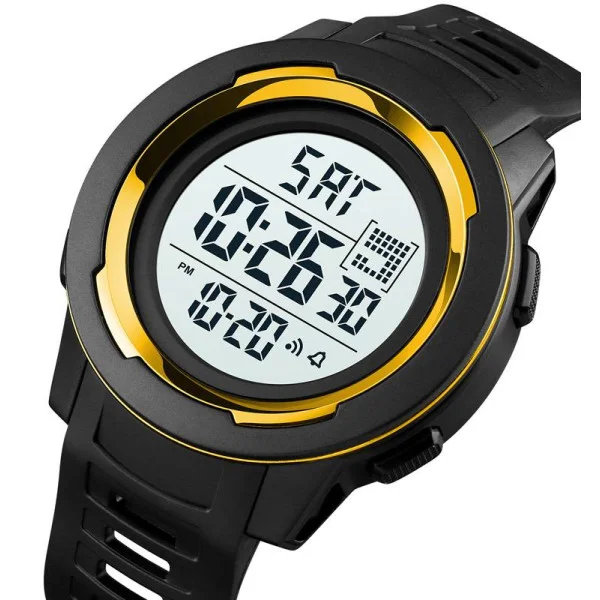 Чоловічий годинник Skmei 1731GDWT Gold-White фото 8