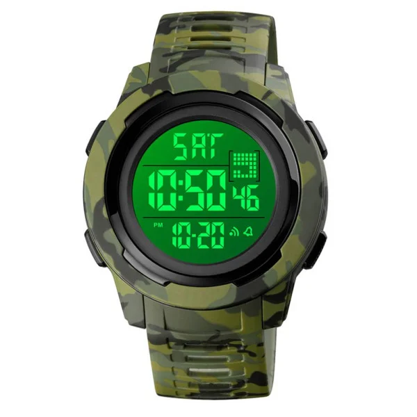 Мужские часы Skmei 1731CMGNWT Camo Green White фото 4