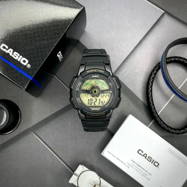Мужские часы Casio AE-1100W-1B фото 7